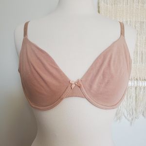 VS Unlined Perfect Coverage Cotton Bra 34DD